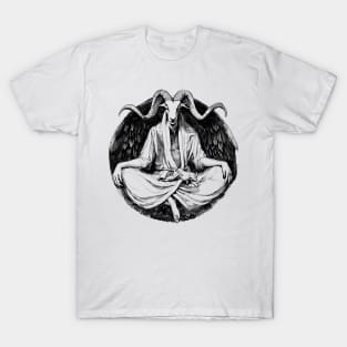 Baphomet Meditation Black T-Shirt